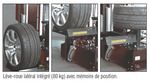 Système super-automatique avec lève-roue intégré supportant jusqu'à 80 kg