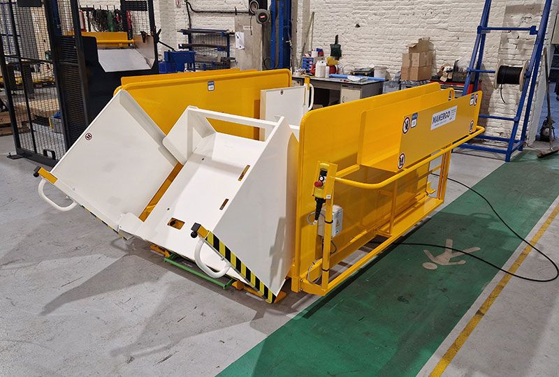 Plateau tournant doubles inclineurs - ergonomique - rotation 360° couronne à billes - charge max 300 kg/inclineur_2