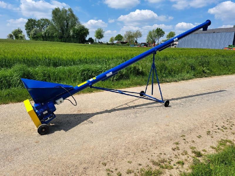 Vis à grain élévatrice sur chariot - Sauterelle NC - Longueur 4.0m - Diamètre 140mm - Modèle SM - Référence V0516 - Occasion_2