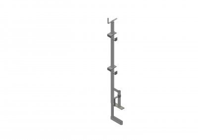 Garde corps pince dalle multidirectionnel - lagneaux - capacité de serrage : 450mm_2
