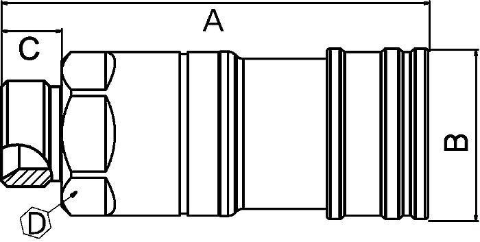 Série 788 ultraFLOW - Coupleur en acier inoxydable DN20 - CEJN_2