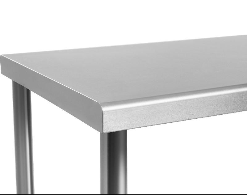 Table en inox centrale 100 x 70 cm_2
