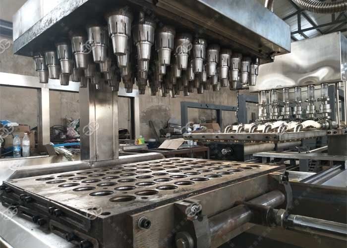 Machine automatique de cuisson de cornet de crème glacée - Henan Gelgoog - capacité élevée 5000-6000 pcs/h - modèle GG120F_2