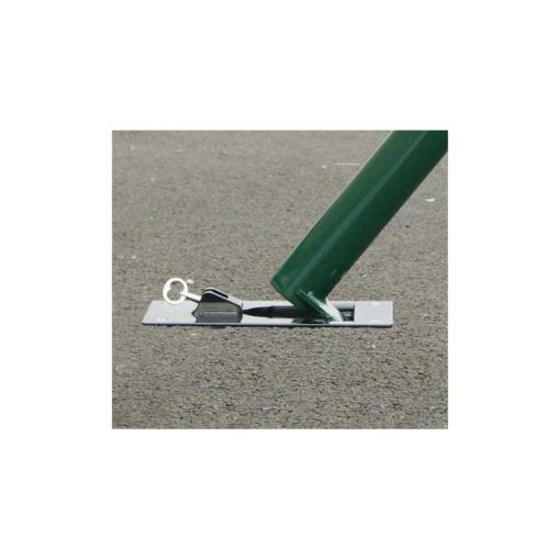 Potelets rabattables Solibloc - Equip Avenue - Tube acier épaisseur 3 mm, Ø 76 ou 114 mm - Pommeaux décoratifs au choix_2