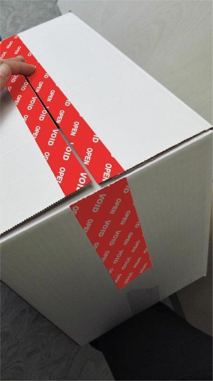 Ruban adhésif de sécurité - 340189 – 50 mm x 50 m - Rouge_2