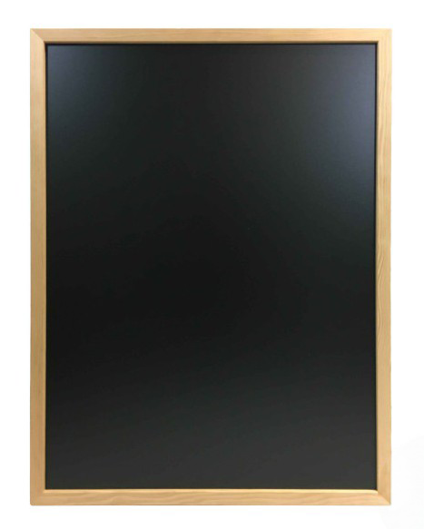 Ardoise menu murale - cadre bois moyen format - 830 x 630 mm - Écriture au feutre ou à la craie - Fabrication française_2