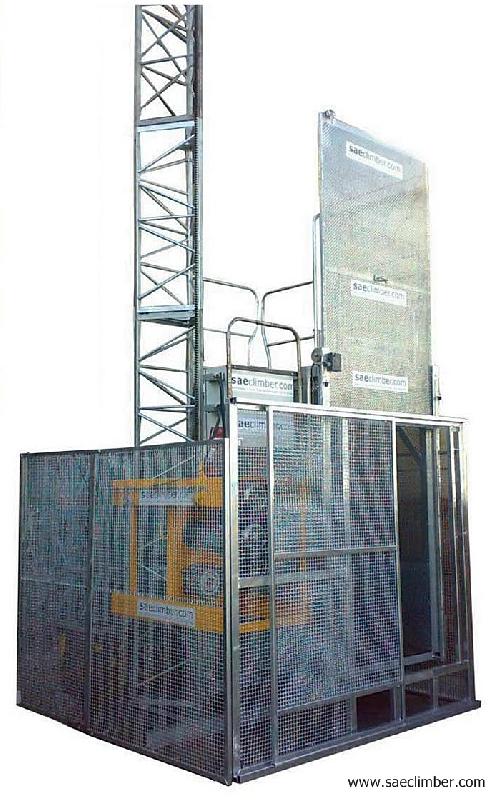 Ascenseur de chantier E10 - charge 1000 kg - vitesse 28/36 m/min - hauteur 150 m_2