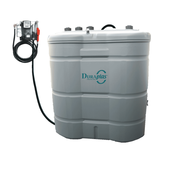 Cuve à fioul 1500L DISTRIFIOUL COMPACT 1500FLW - Pompe 56L/min - Station murale - Double paroi_2