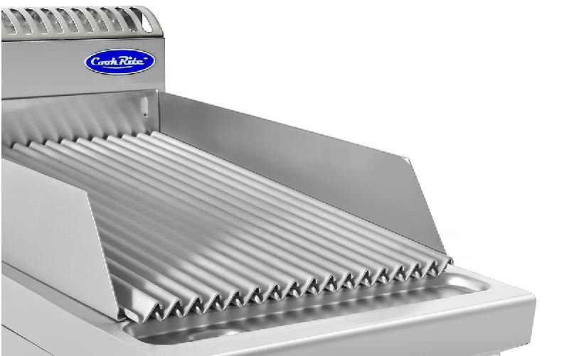 Grill gaz P700 avec poignées sur placard 2 brûleurs L.800mm AT7G8CM-F Atosa_2