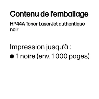 HP HP44A Toner LaserJet authentique noir_2