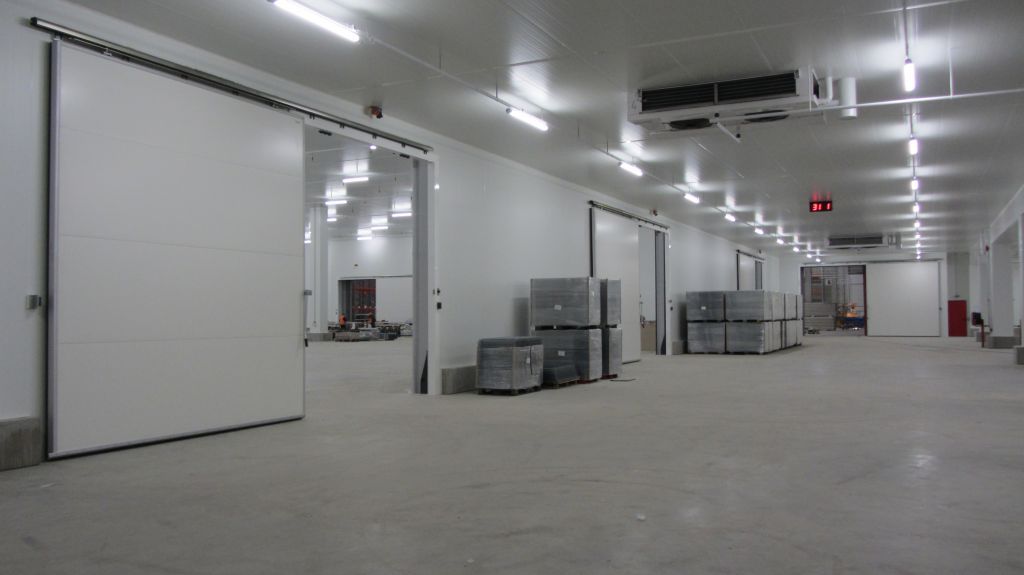 Porte de chambre froide coulissante - industisol - isotherme_2