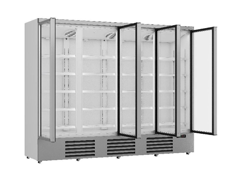 Réfrigérateur 4 portes en verre jde-2025r 7455.2210 COMBISTEEL_2