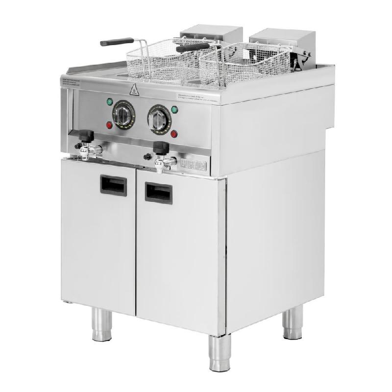 Friteuse électrique sur meuble - 2 cuves 8L - Série 600 - Buffalo - SA782_2