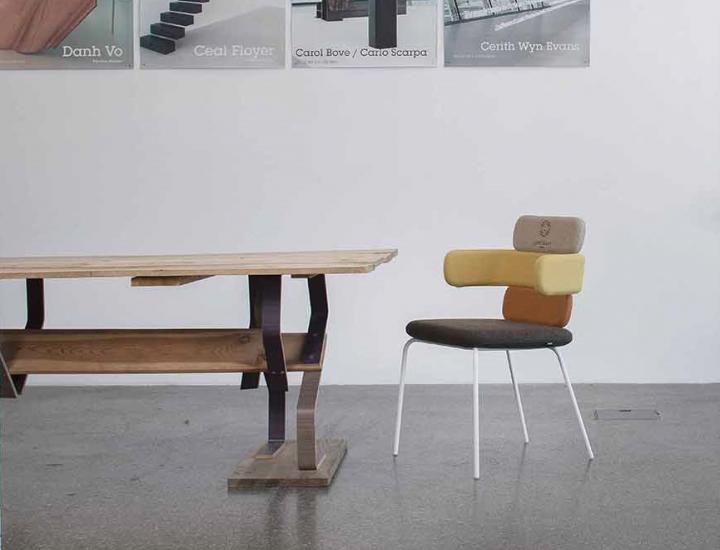 Chaise de réunion polyvalente à piètement en tube d'acier  - Cluster / LUXY_2