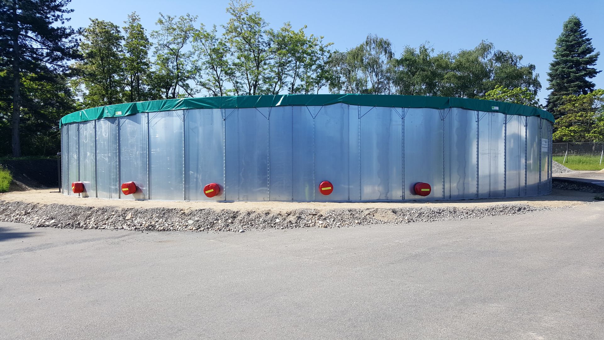 Eurotank : réservoir métallique zéro béton - stockage de 17 à 1500m3 - installation rapide et démontable_2