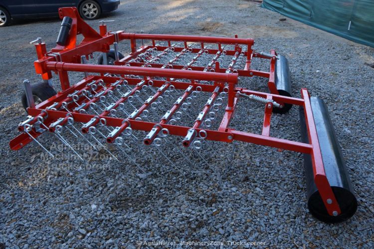 Herse étrille 3 mètres - Jar-Met HS JAR 3000 - rouleau lisse et lame de nivellement en option_2