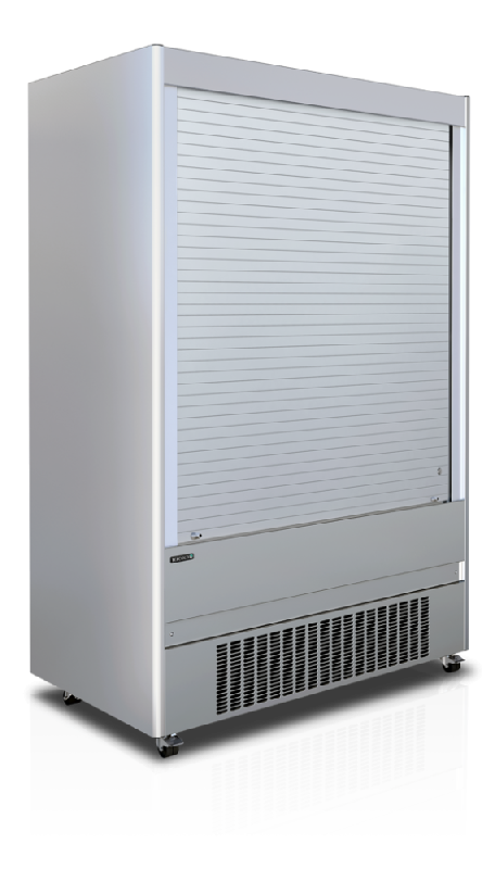 Vitrine réfrigérée inox 868mm Profondeur 740mm  MCX90M TEFCOLD_2
