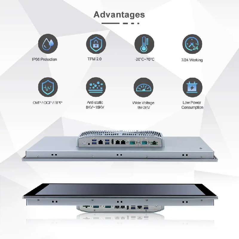 Panel PC industriel fanless 23.8