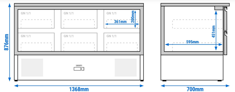 Table réfrigérée positive 6 tiroirs_2