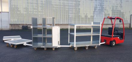 Base roulante « classique » 4/6 roues - modulable et personnalisée - pour charges jusqu'à 500 kg sur allées larges_2