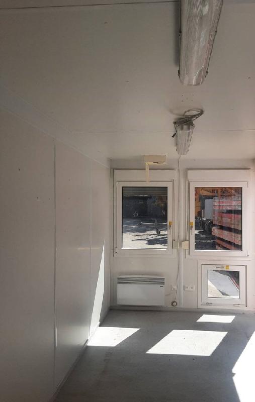 Bureau modulaire 20' - CLASSIC Line Containex - Isolation laine de verre 60 à 100 mm - Couleurs RAL 3000 rouge feu et RAL 9010 blanc pur_2