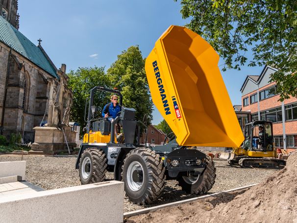 Tombereau C805s - compact et performant pour chantiers urbains, charge utile 4,5 tonnes - Bergmann_2