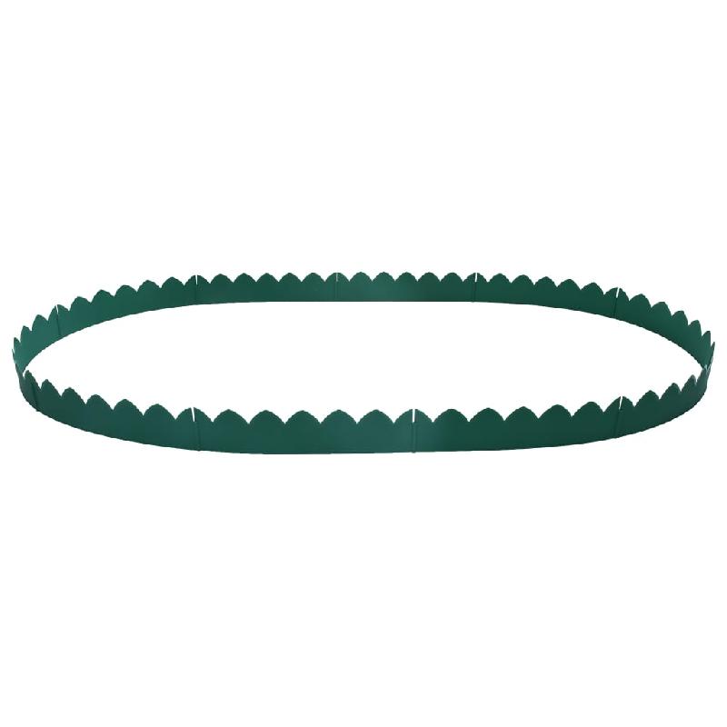 Vidaxl bordures de jardin 10 pcs vert 65x15 cm pp 48234_2