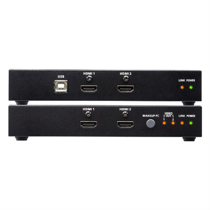 ATEN CE824 Extension KVM USB HDMI Double affichage HDBaseT™ 2.0, 4K@100m pour Vue unique_2
