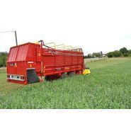 Matériel agricole autochargeur avec freinage mécanique un essieu