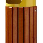 Corbeille publique à poser ou fixer - 40 ou 60 L - Fabrication française - ZENO_3