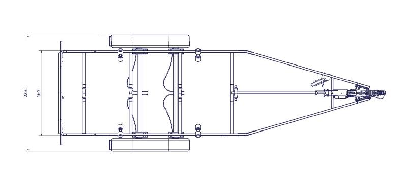 6m30-2m20 2x1350kg - 2700 kg - VLEMMIX - Remorque Porte-Bateau_2