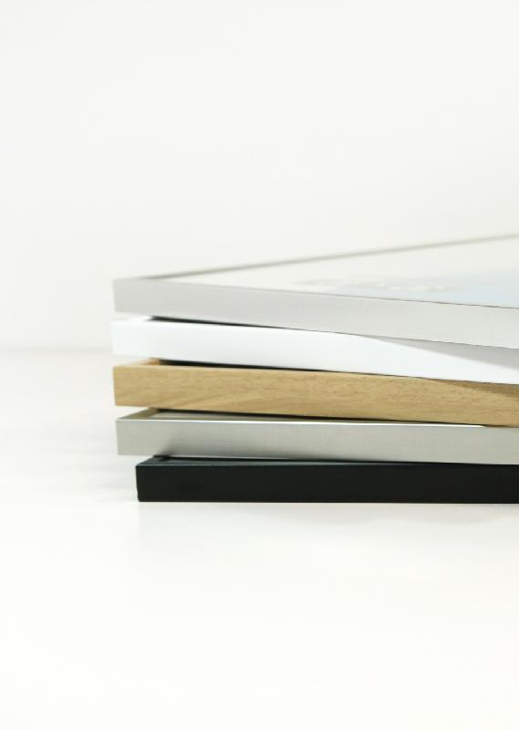 Cadre nickel - aluminium design - 10 x 15 cm - couleur gris - verre minéral 2 mm_2