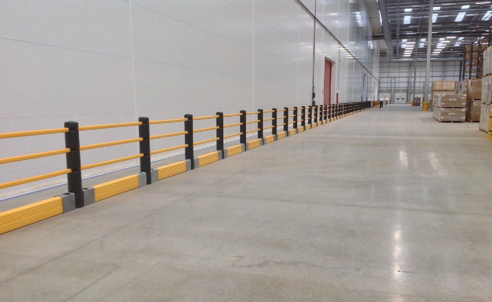 Combi barrières et bastaings antichocs - Protection modulaire pour entrepôts et zones industrielles_2