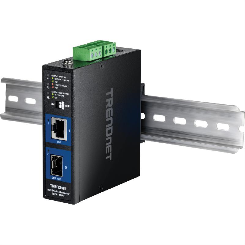 TRENDnet TI-F711SFP Convertisseur industriel de médias SFP+ 10G_2