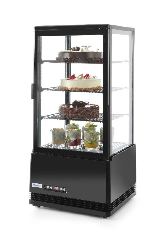 Vitrine de table réfrigérée positive 3 étagères 78L ARKTIC HENDI - Noir_2