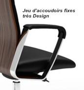 Fauteuil de direction Exclusive en cuir Directa - Offisit. - cuir blanc_2