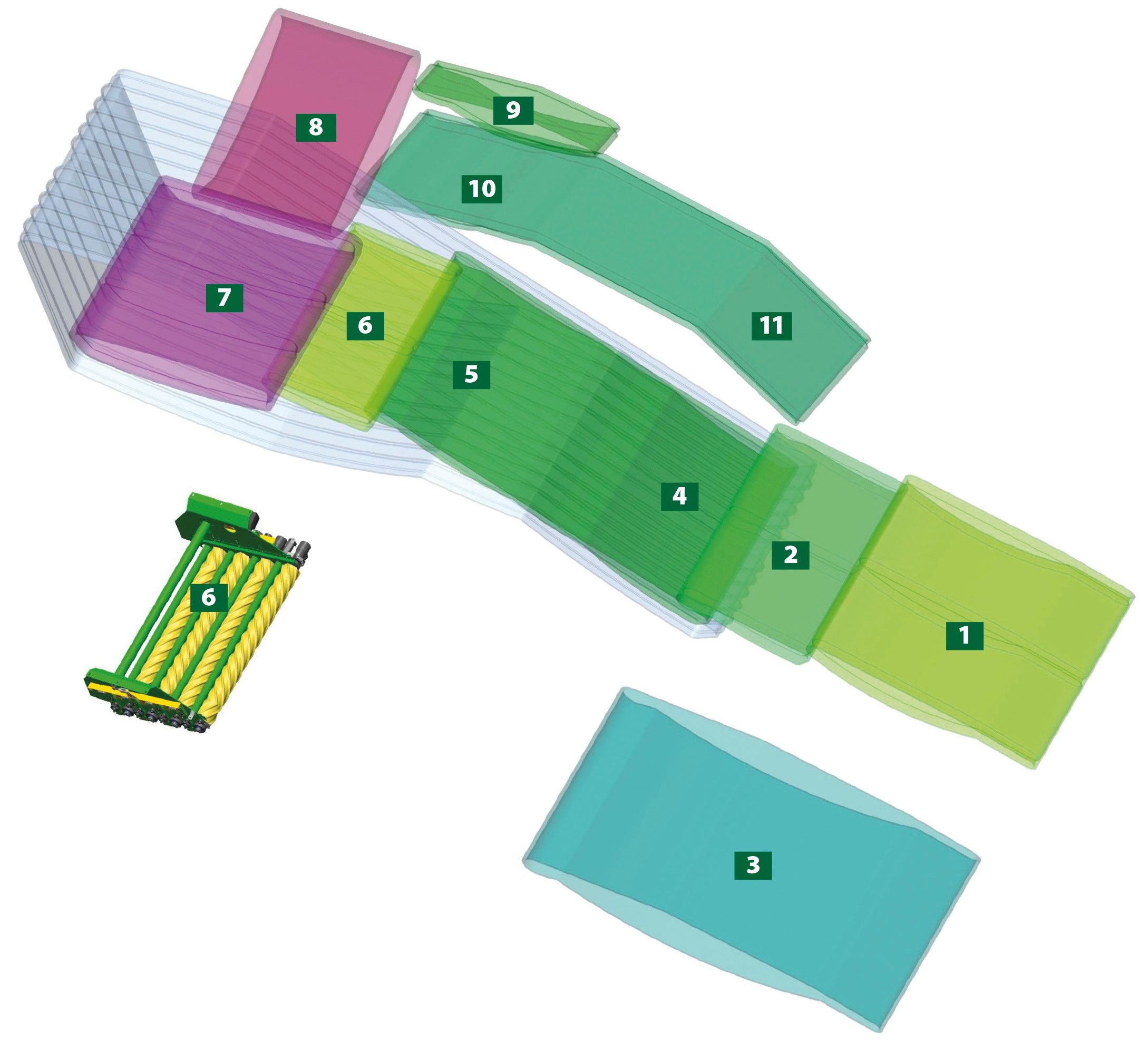 Arracheuse spirit 9200 - avr bvba - puissance 102 kw - capacité de la trémie 8 tonnes_2