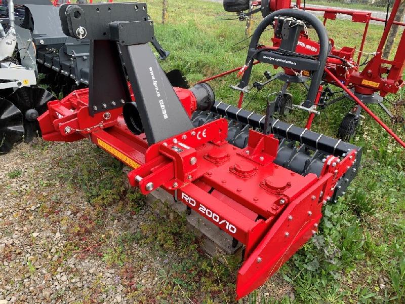 Herse rotative NC 2.00m FA - Occasion - Largeur de travail 2.0m - Lame niveleuse et rouleau packer_2