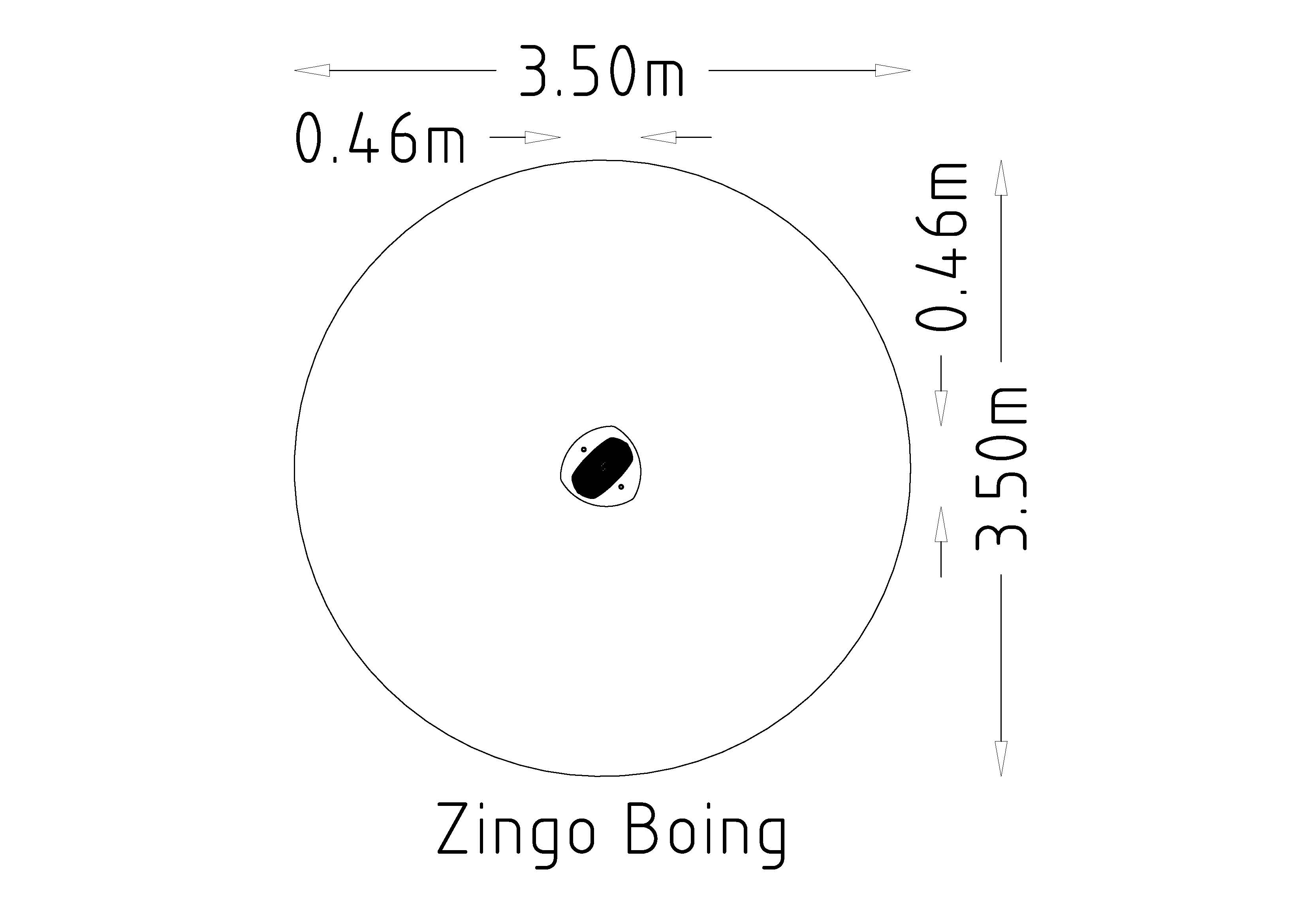 Jeu sur ressort Boing - réf 8019867 - HAGS - Vert - Scellement béton_2