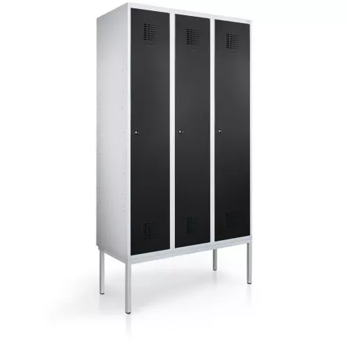 Vestiaire métallique  3 porte  - 90 cm de largeur_2