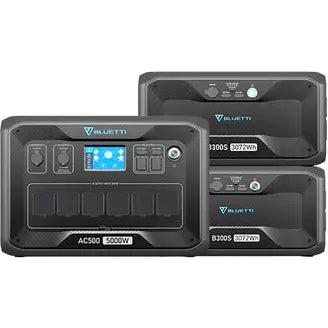 BLUETTI AC500+B300S Batterie de secours domestique | 5000 W / 3072 Wh - AC500 + B300S | 5 000 W; 3 072 Wh; Kit générateur_2
