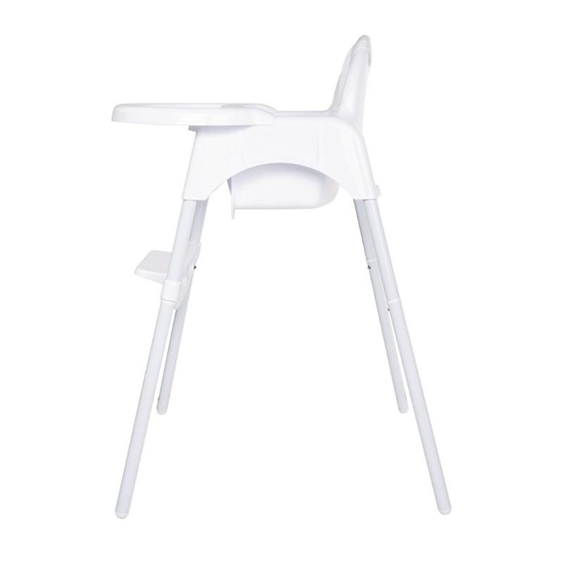 Chaise haute bébé Bolero blanc brillant_2
