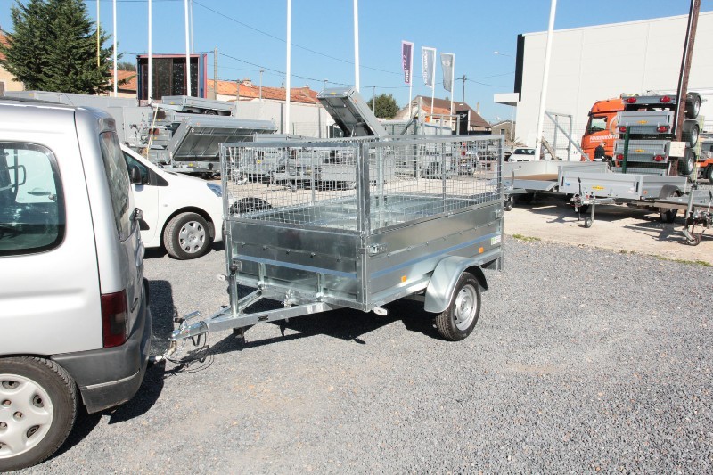 Remorque utilitaire sans frein - Fabrication française - Erdé Expert LC 201 Galva - Pour particuliers et professionnels_2