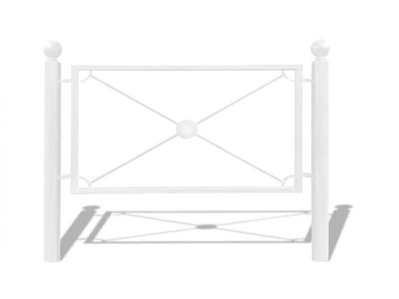 Garde-corps urbain en acier avec hauteur hors sol de 1000 mm