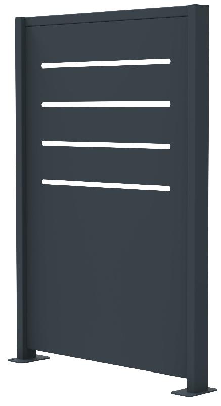 Cache-conteneurs MAESTRO METAL 2 modules Anthracite_2