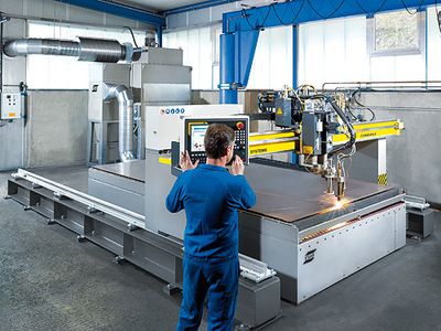 Combirex DX - Coupe industrielle - ESAB France SAS - Système plasma air jusqu'à 120 A - Chanfreinage et marquage intégrés_2