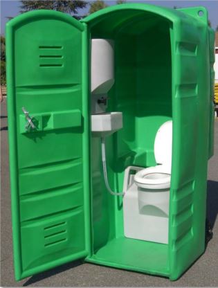 Cabine sanitaire WC autonome anglaise Minicabi - 0.79x0.99x1.99m - lave-main inclus_2