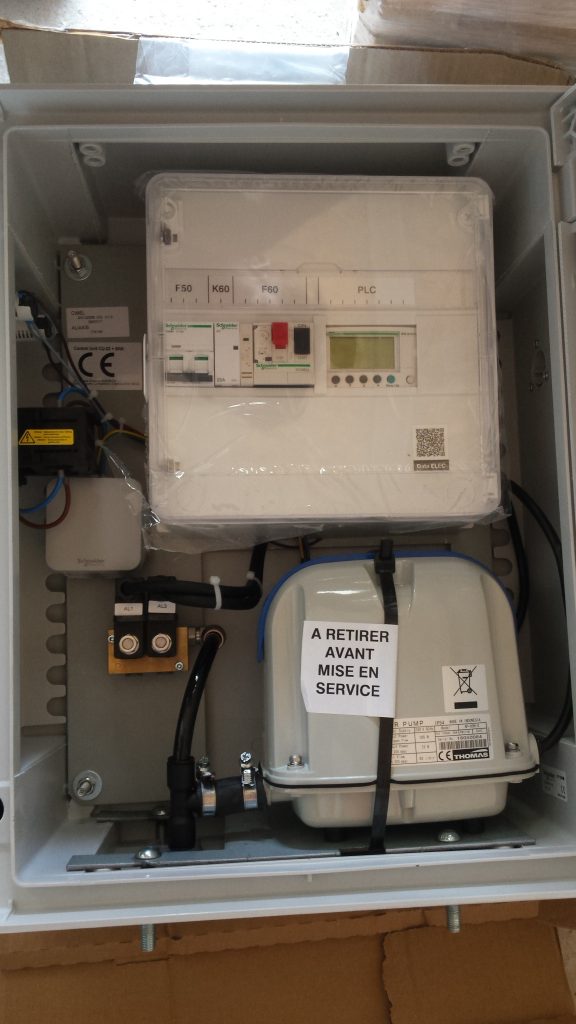 Microstation fluido à lit fluidisé pour 6, 9 ou 15 eh_2