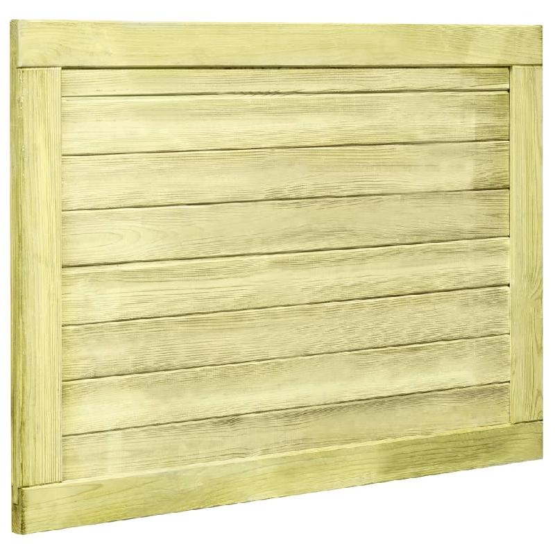 Vidaxl portail de jardin bois de pin imprégné 75x100 cm 45332_2