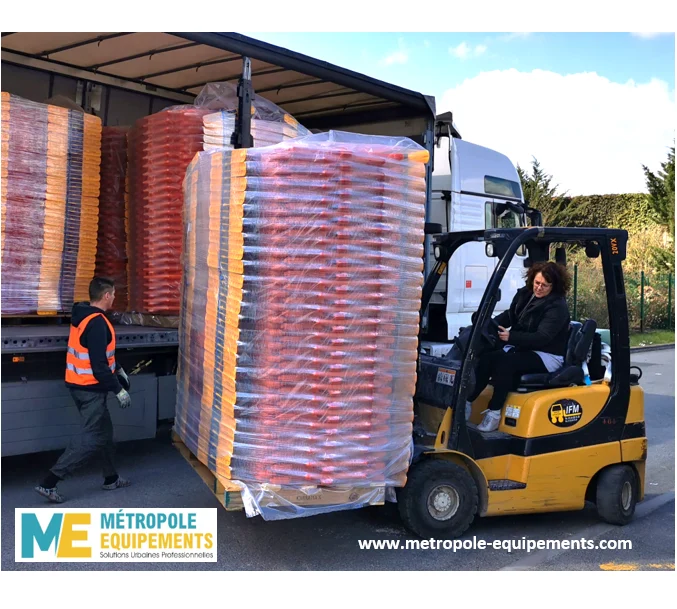Barrière plastique Avalon plus 2,00 m - Pack 50 unités_2